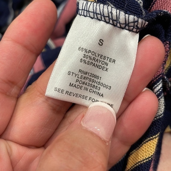 PINK ROSE STRIPED DRESS - Picture 5 of 7